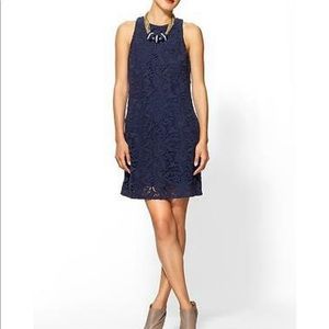 Juicy Couture Guipure Navy Lace Dress